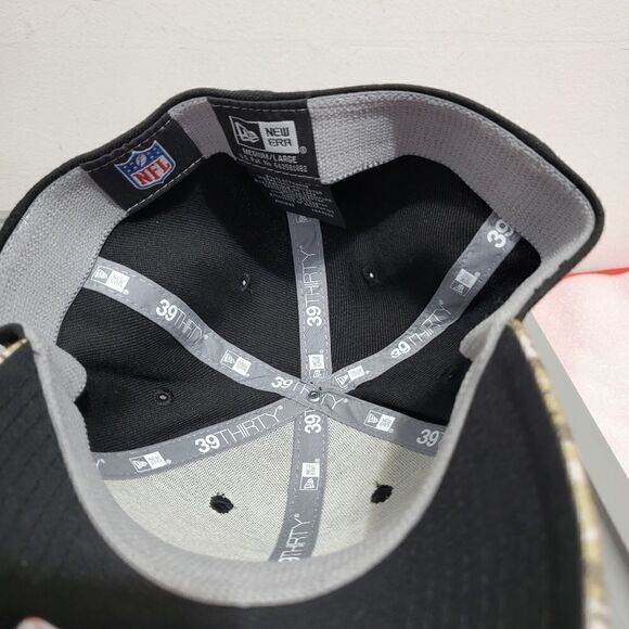 New England Patriots Sz M/L New Era 39Thirty Salute To Service FlexFit Cap Hat - Picture 7 of 11